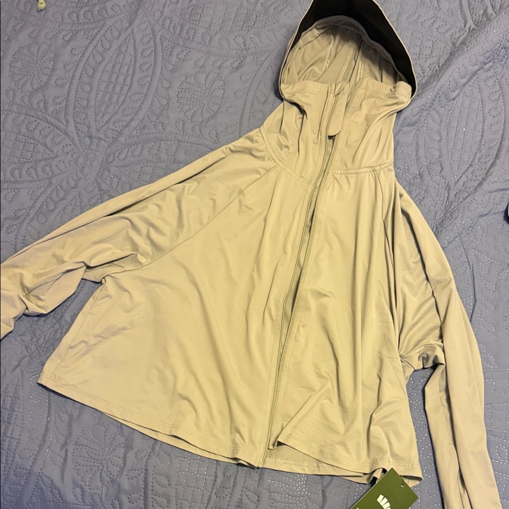 Chic Beige Hooded Teddy Jacket